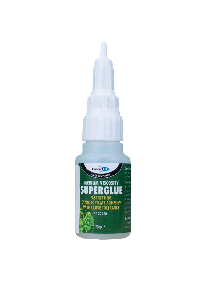 Bond It Bond-It Glue Monster RGC Cyanoacrylate Medium Viscosity Superglue (50gr) - Image 2